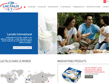 Tablet Screenshot of lactalis-international.com